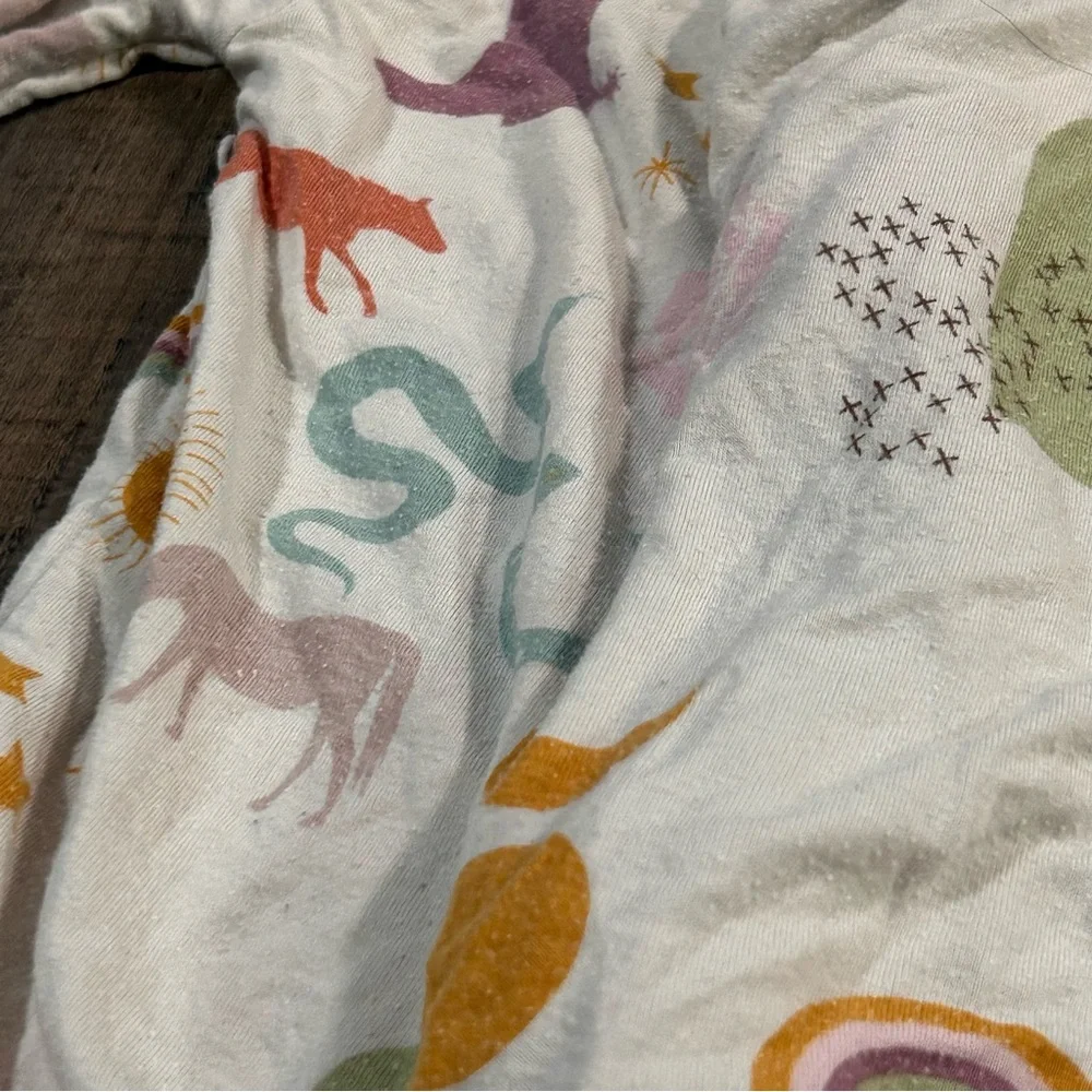 Emerson And Friends Bamboo Zippy Sleeper Ruffle Cowgirl 12-18‎ Months WELL LOVED